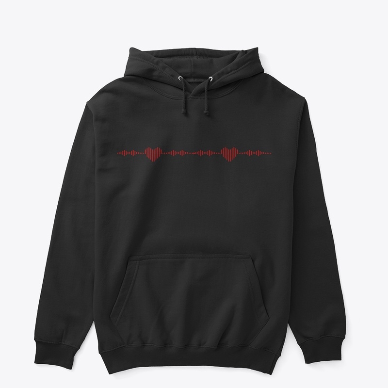 T-shirt where the heart sounds
