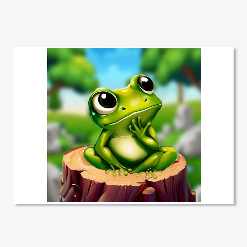frog prints on asseccrioes&t-shirts 