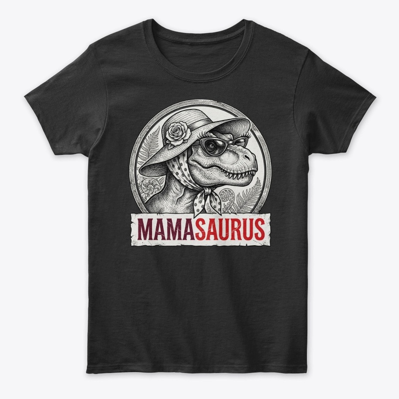 Mamasaurus Mama Family T-Shirt