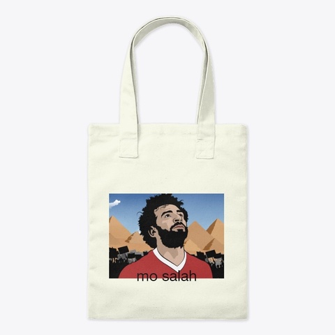 Mo Salah (The Egyptian King) Natural T-Shirt Front