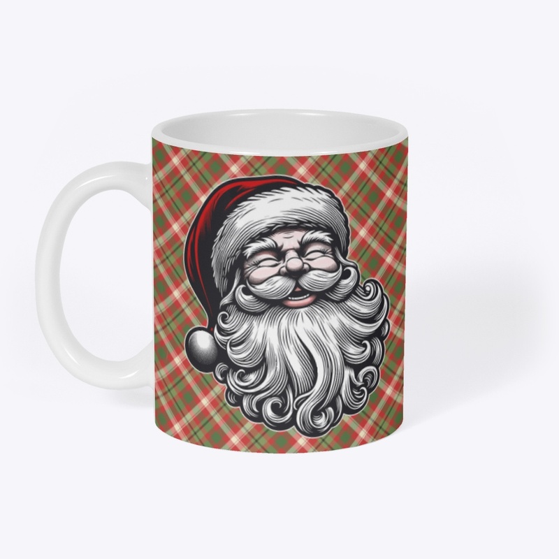 Christmas Vintage Laughing Santa Claus