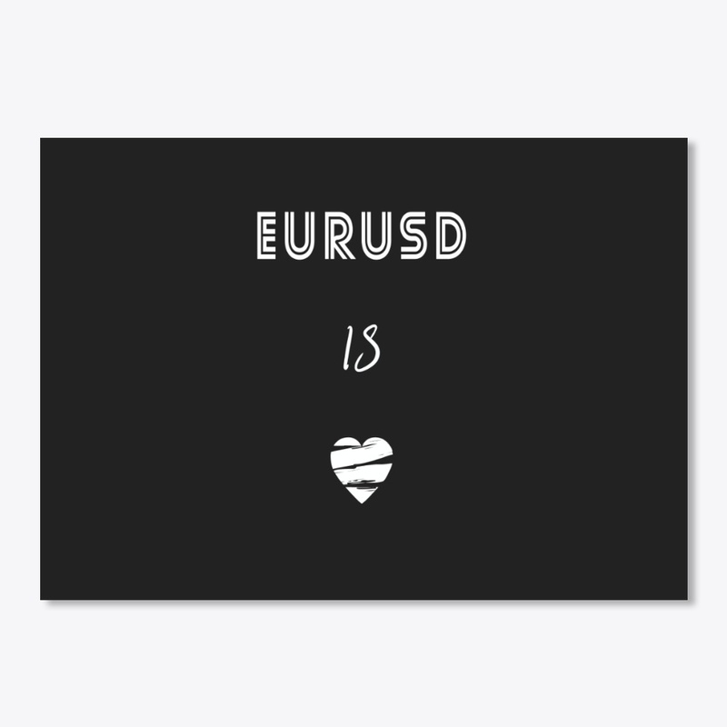 Forex trading EURUSD T-shirt