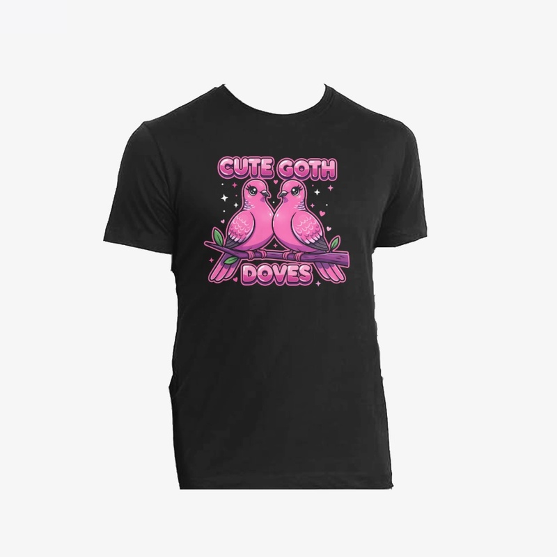 Doves of Darkness in Cute Goth Style