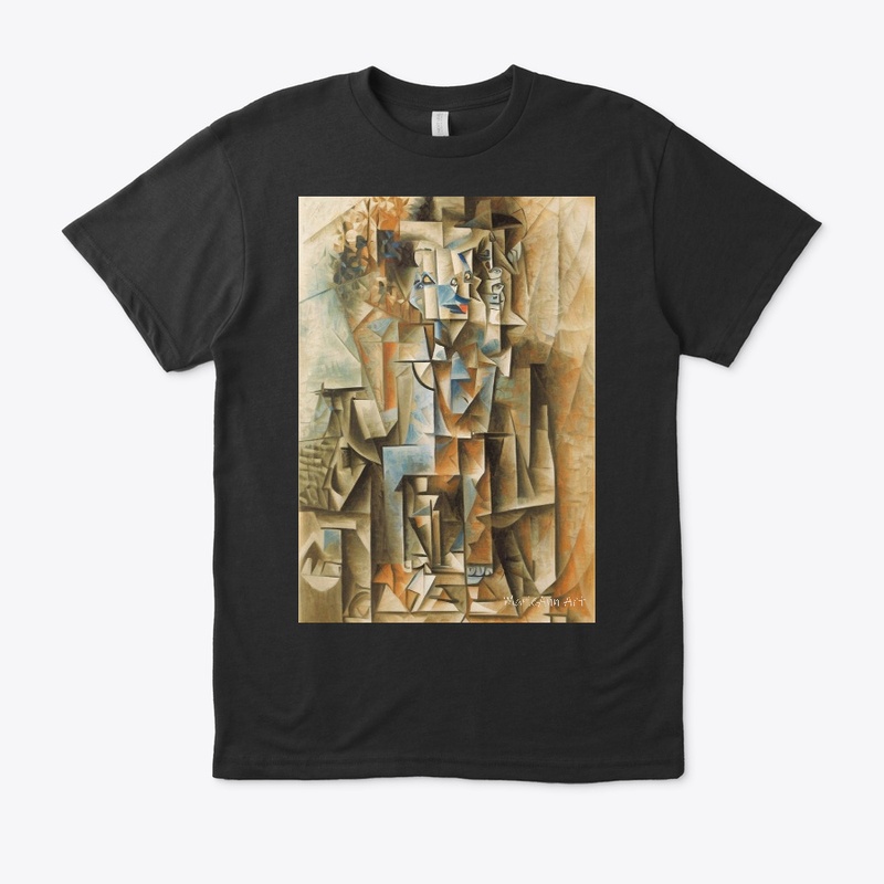 Man with a guitar, art by MarieAnn
