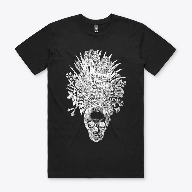 May Queen Skull w/ Floral Headdress