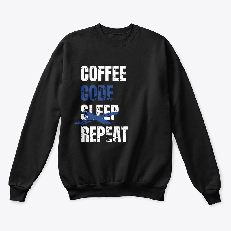 Coffee Code Sleep Repeat Design Gift