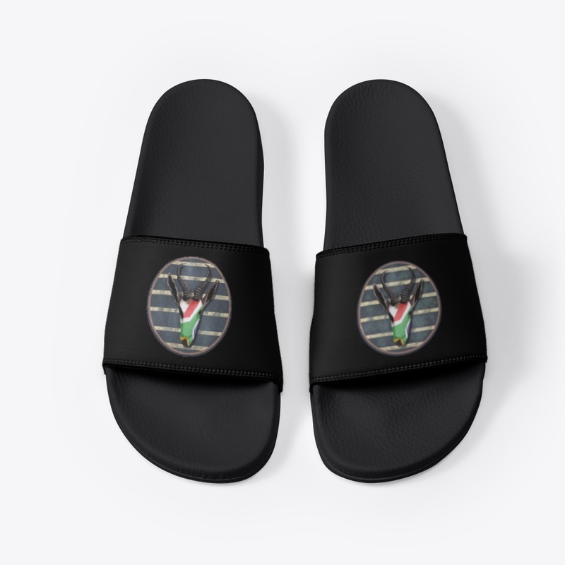 Springbok with South African flag