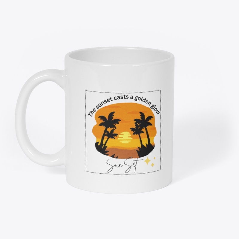 Unisex clothes sunset design