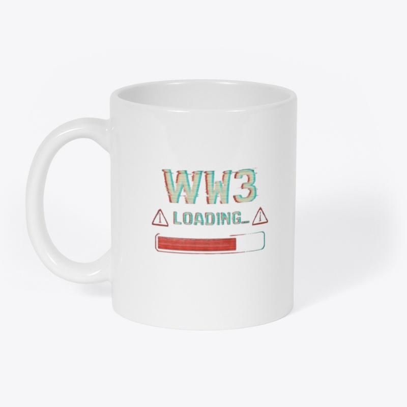 WW3 Loading... Glitch Art Tee