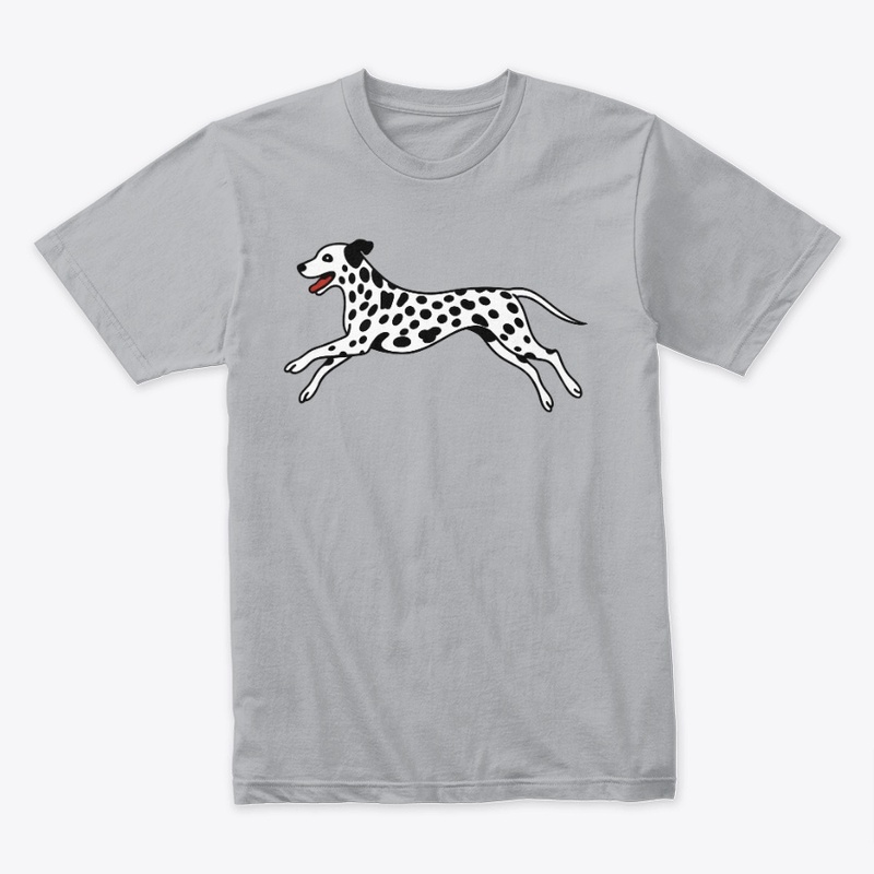 Running Dalmatian Dog 