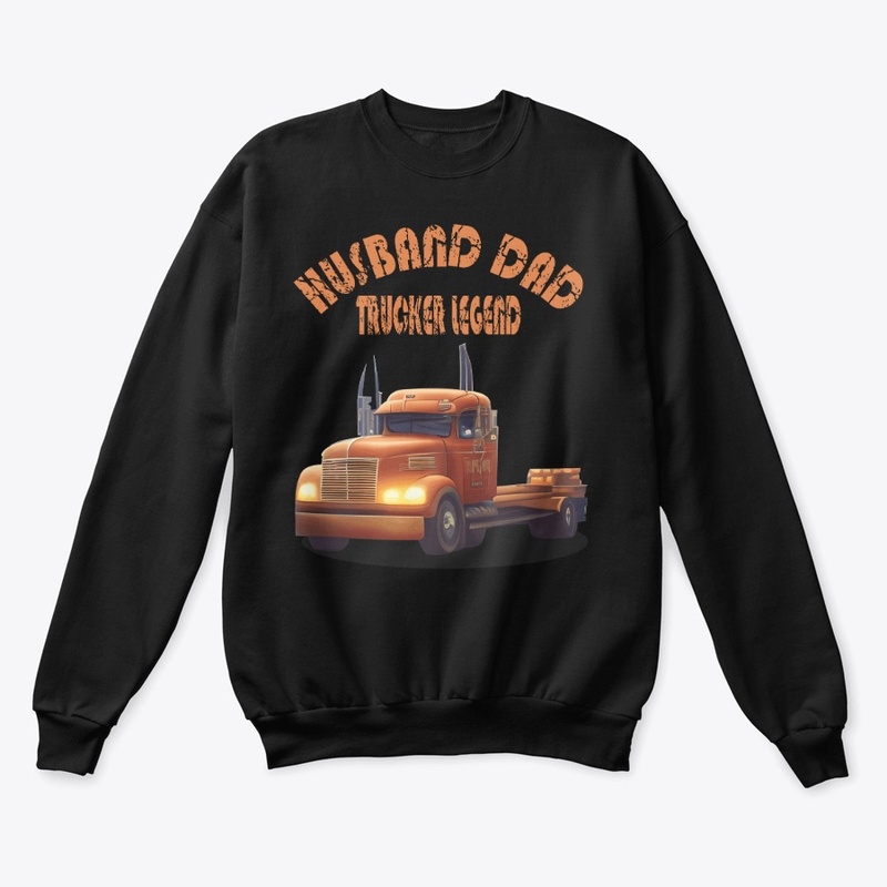 Husband dad trucker legend