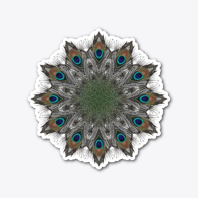 Peacock Feathers Mandala