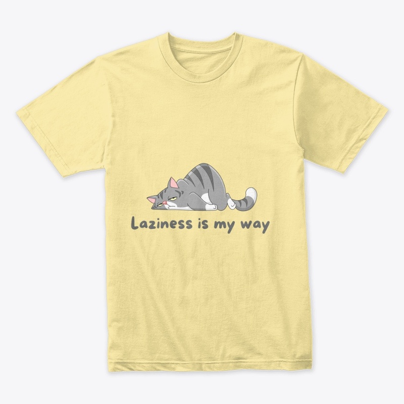 Cute Lazy Cat Design
