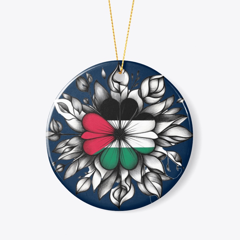 Pigeon Hold olive branch Palestine Flag