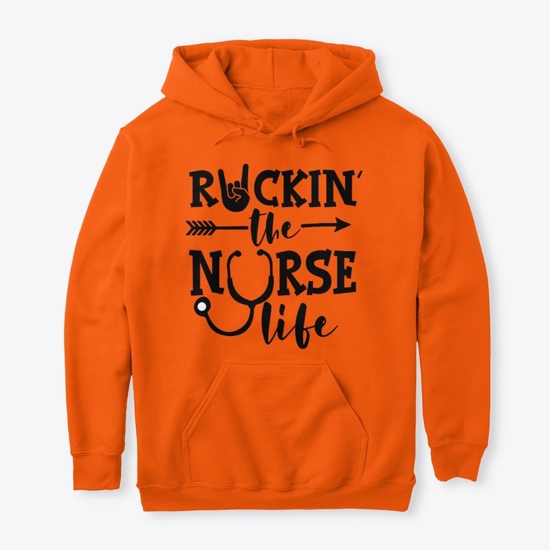 Rockin The Nurse Life Hoodie