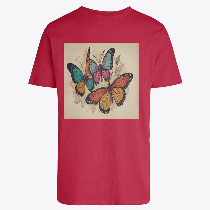 "Colorful Butterflies Tee"