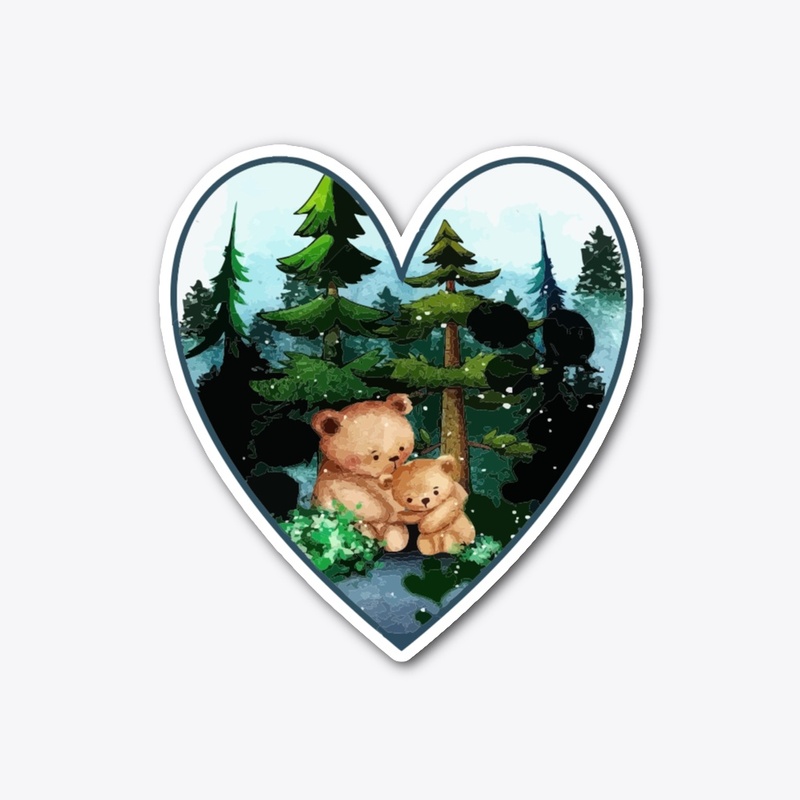 BEAR LOVE STICKER