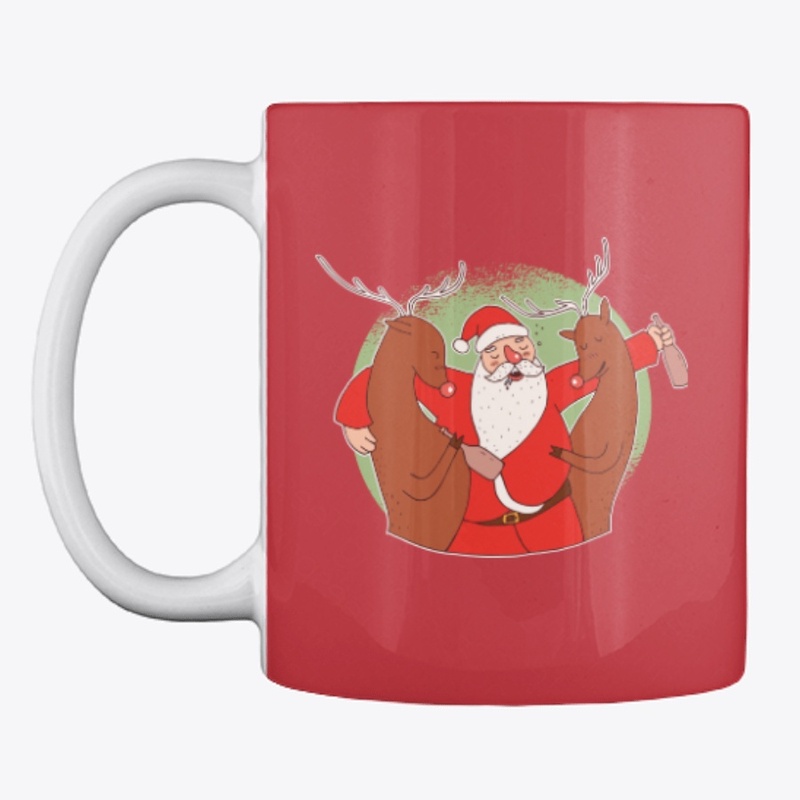 Christmas Drunk Santa
