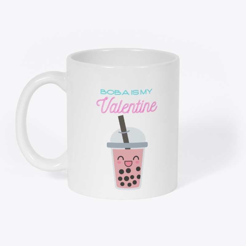 Valentine's Day Boba Unisex Kawaii