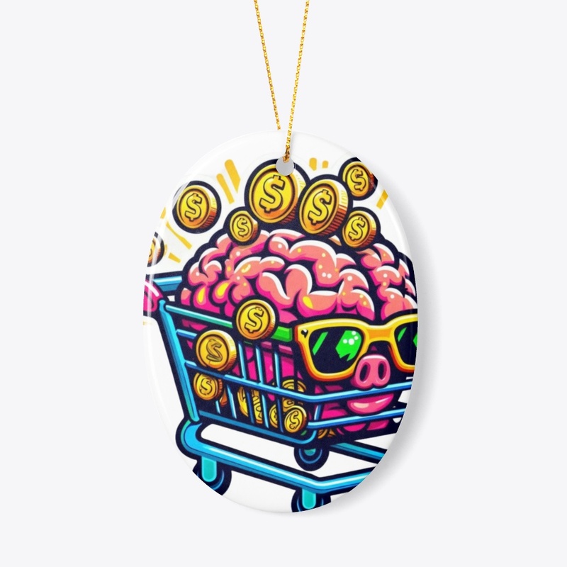piggy bank with sunglasses