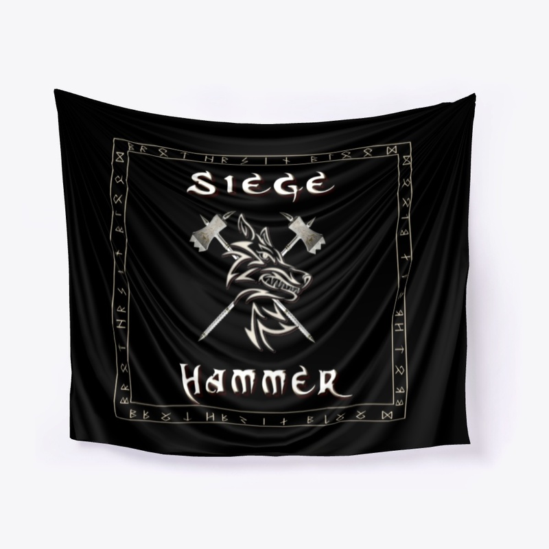 Siege hammer wolf design
