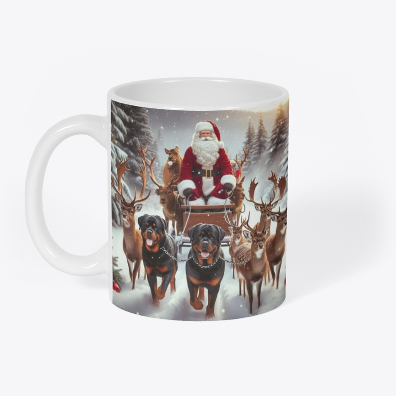 Rottweilers and Santa
