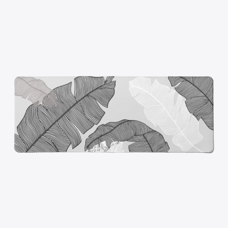 Palm leaves in vintage style