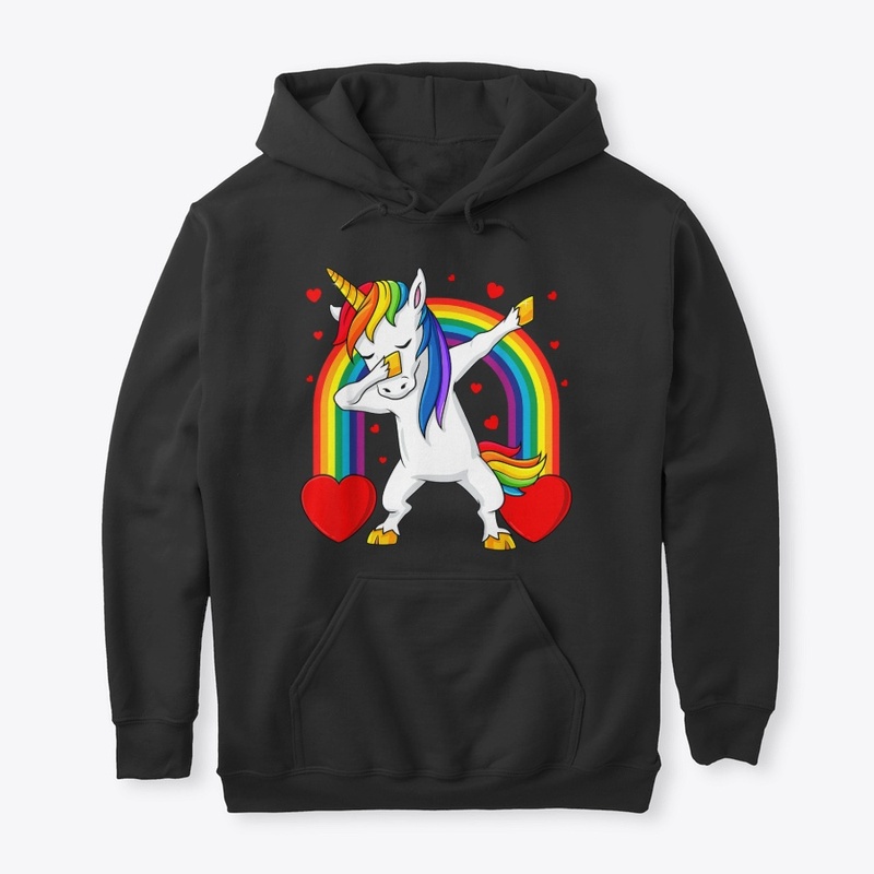 Dabbing Unicorn Valentines Day Gift