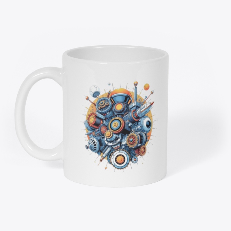 Futuristic Space Gear Art