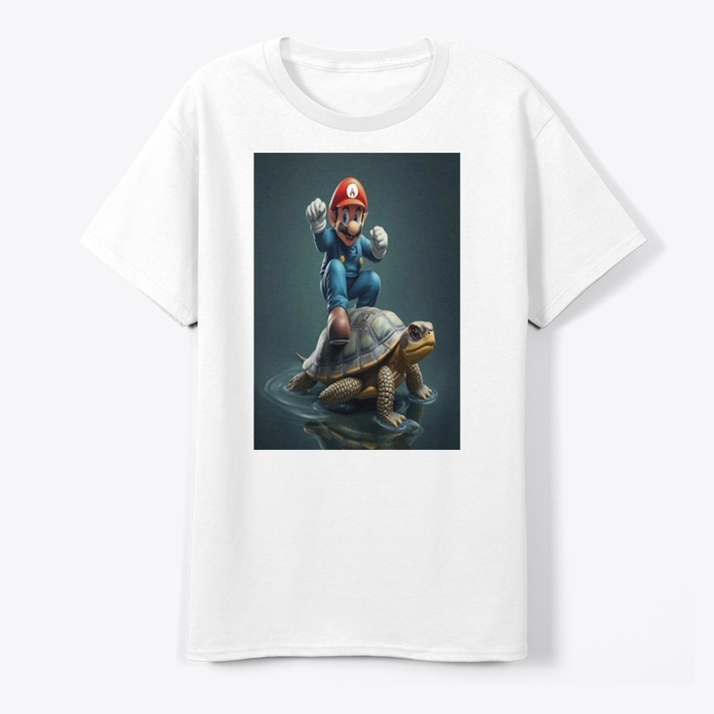 Plumber Stomping on Turtle