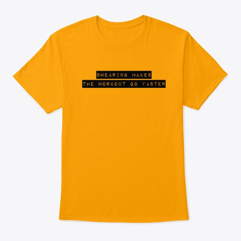 Swearing makes the workout go faster