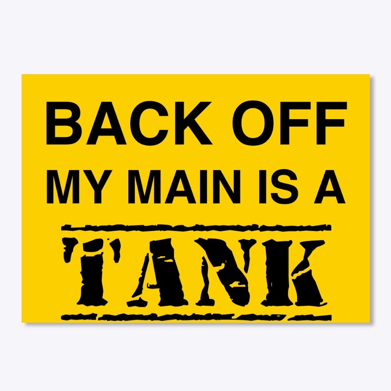 Tank Bumper Sticker