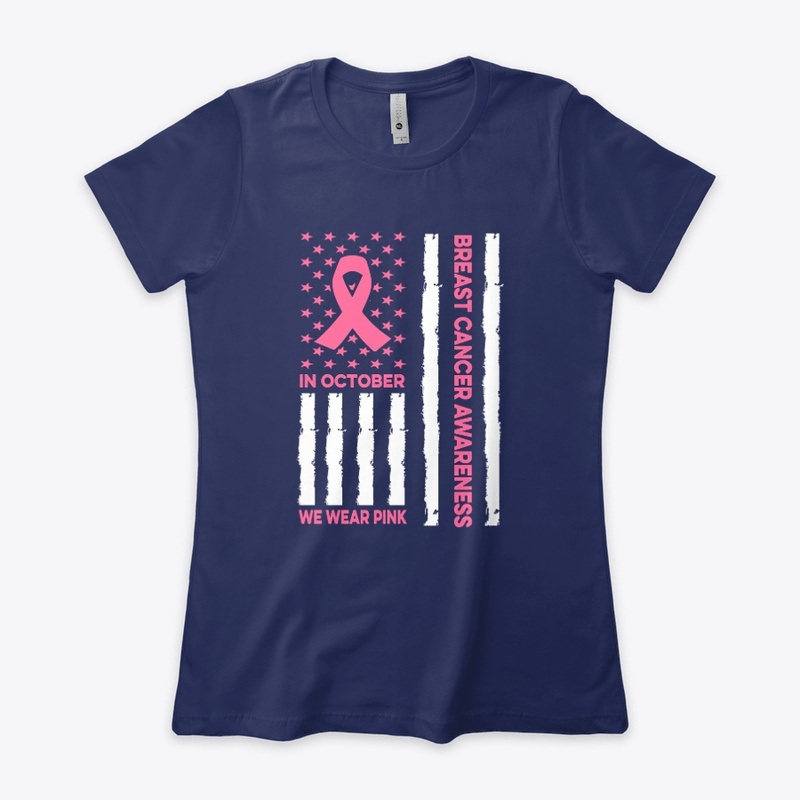 In October We Wear Pink Cancer T shirt