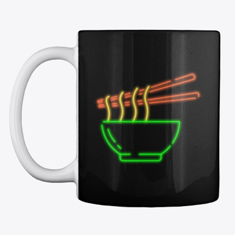 WCR Foodies Ramen Neon Illustration