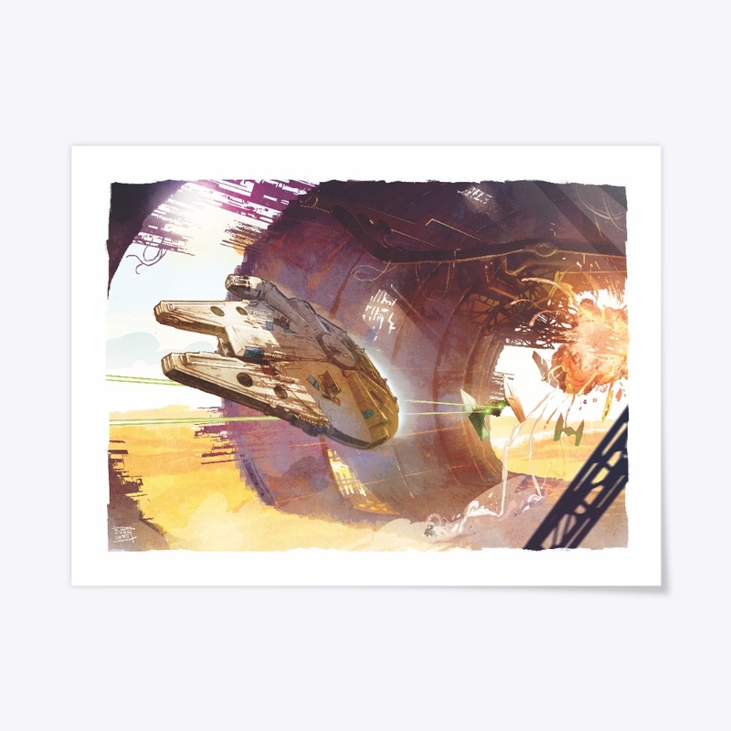 Falcon on the run