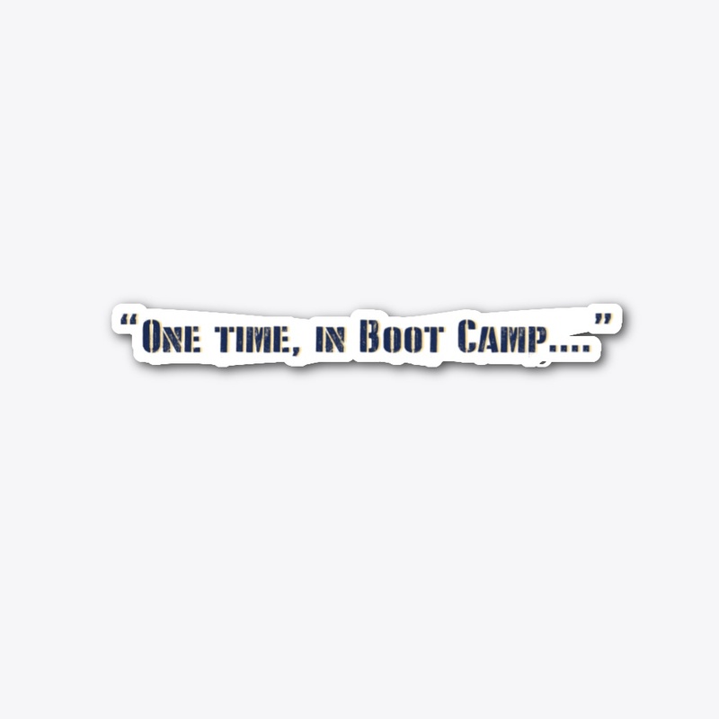 "One time..." (Navy)