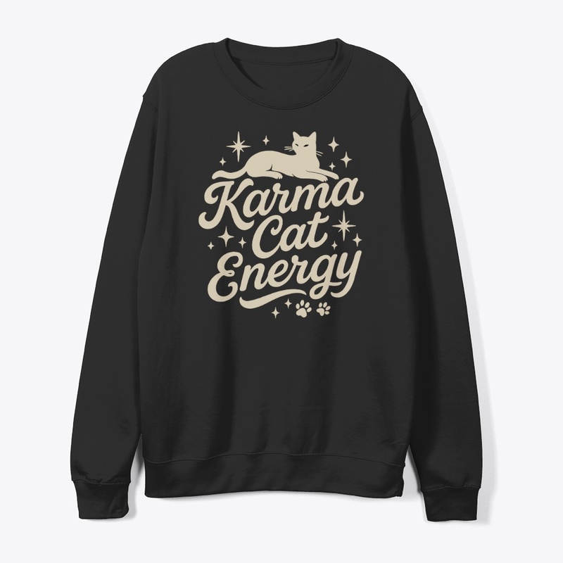 Karma Cute Cat Energy T-shirt