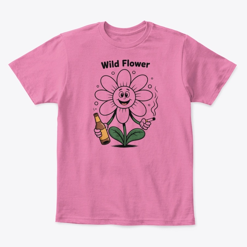 Wild Flower Funny Graphic