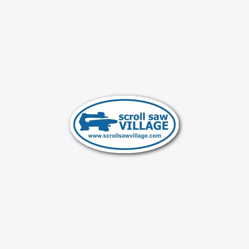 Scroll Saw Village Sticker