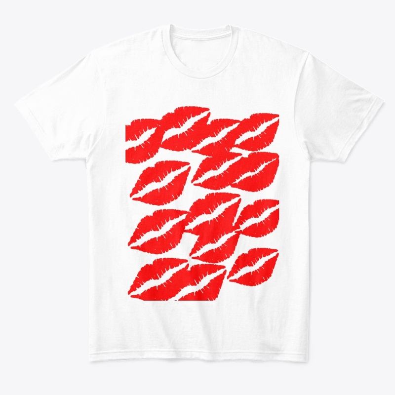 Premium Tee Lip Kiss T Shirt