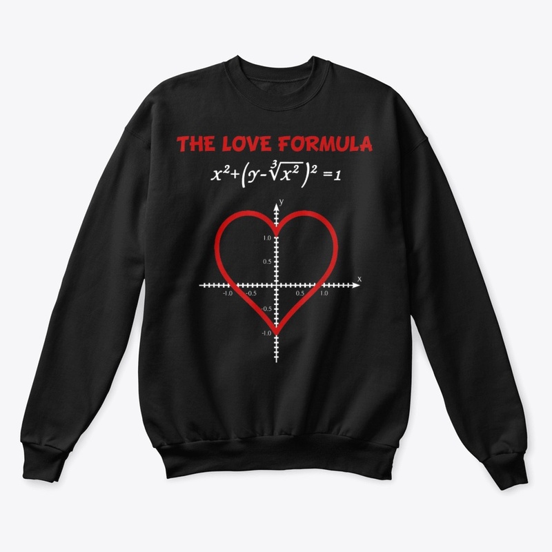 Funny The Love Formula Math T Shirt
