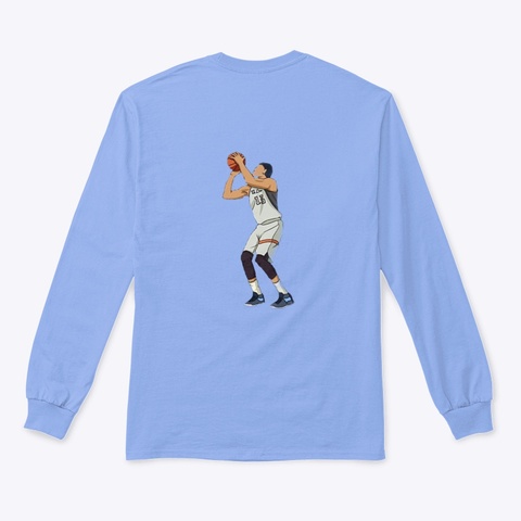 Swish Classic Long Sleeve Tee Light Blue Maglietta Back