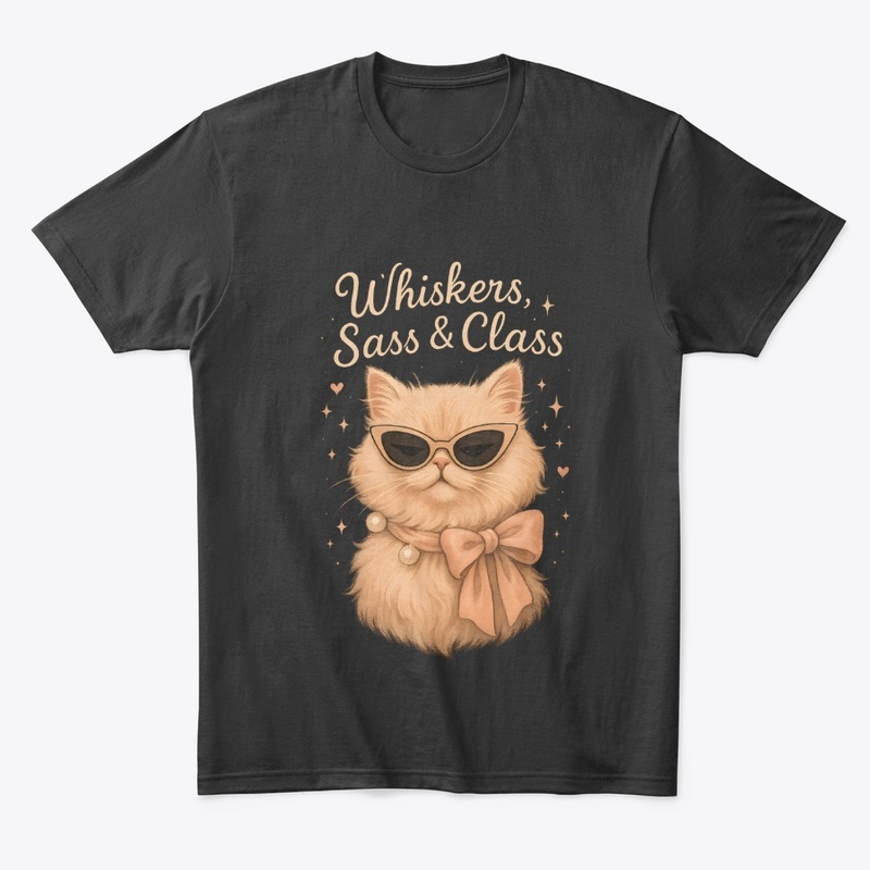 Cute Persian Cat Whiskers, Sass Gift