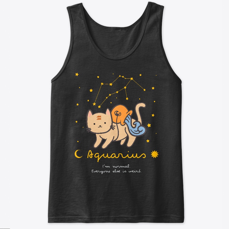 Funny Astrology Cat Aquarius