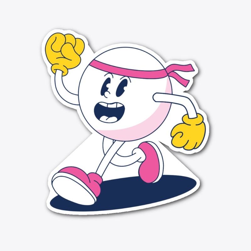 Retro Running 💨 Cartoon 