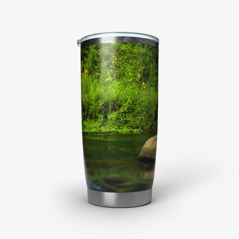 Creek View/Greenery Scene-Tumbler