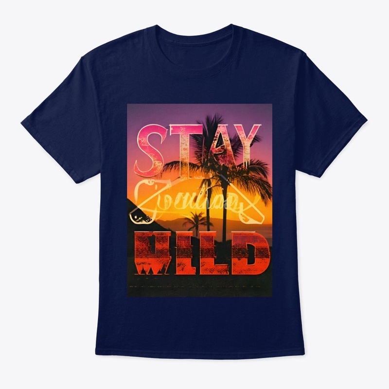 "Stay Wild – Vintage Retro Sunset"