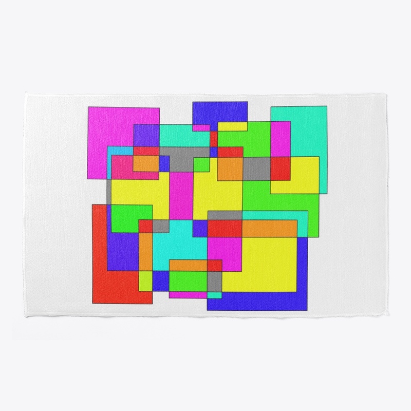 multi color cubes or square
