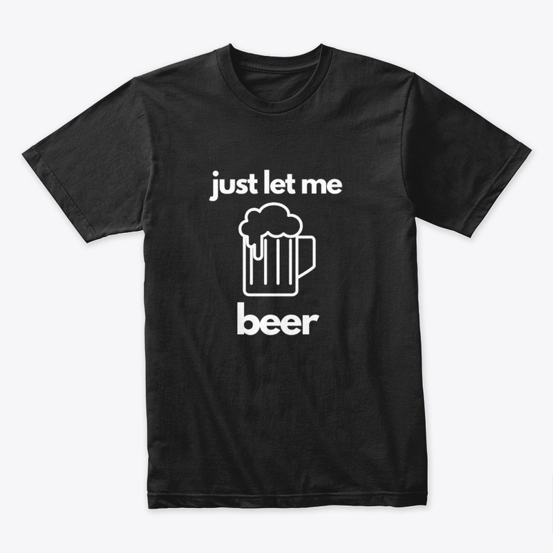 Beer t-shirt black