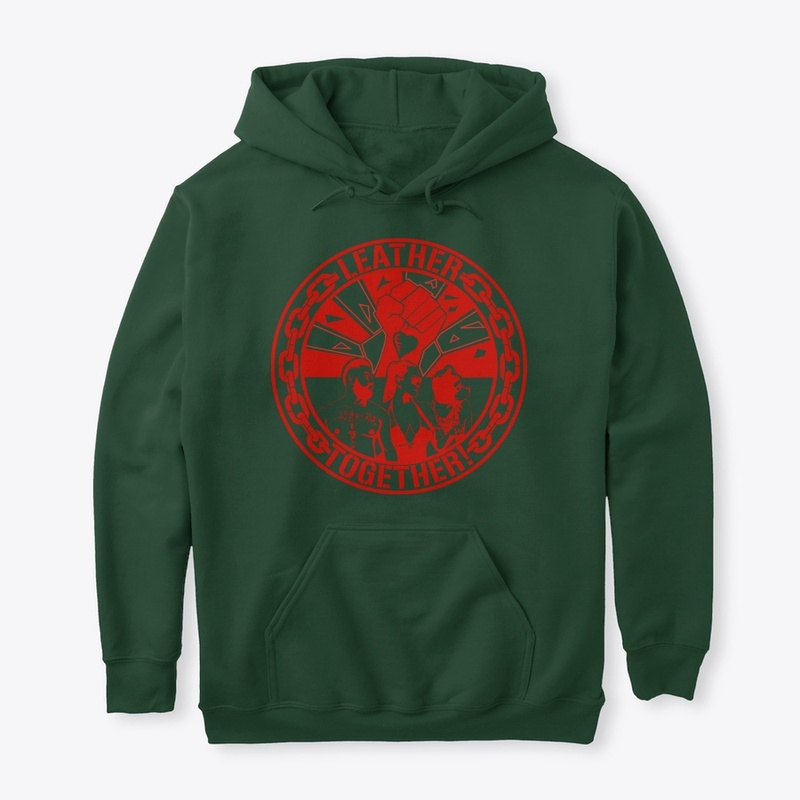 Leather Together  - Logo Mono Red